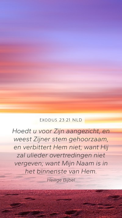 Exodus 23:21 NLD Bible Verse Image