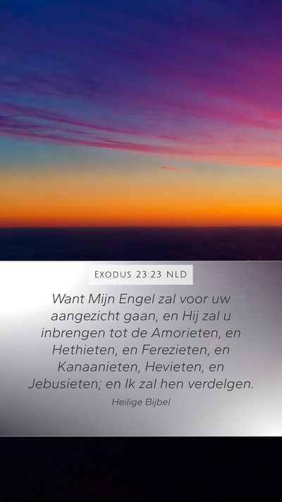 Exodus 23:23 NLD Bible Verse Image