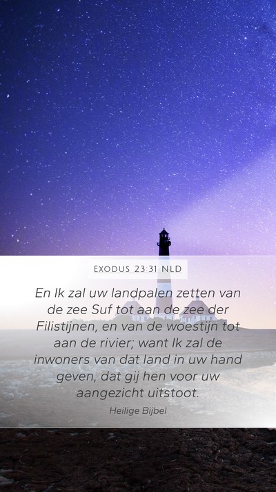 Exodus 23:31 NLD Bible Verse Image