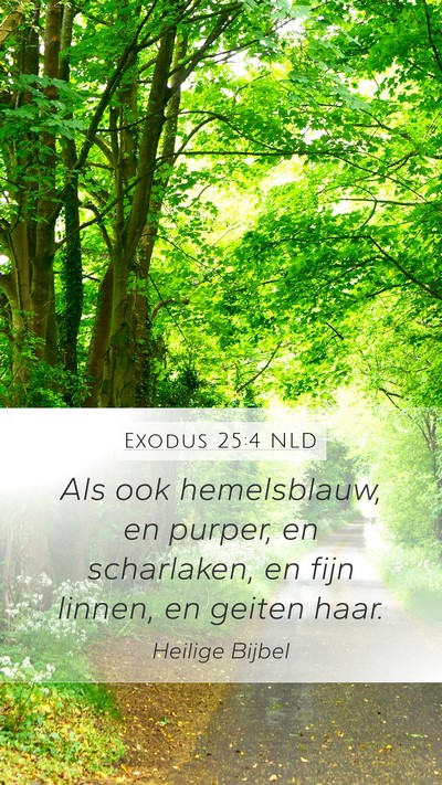 Exodus 25:4 NLD Bible Verse Image