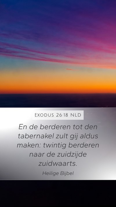 Exodus 26:18 NLD Bible Verse Image