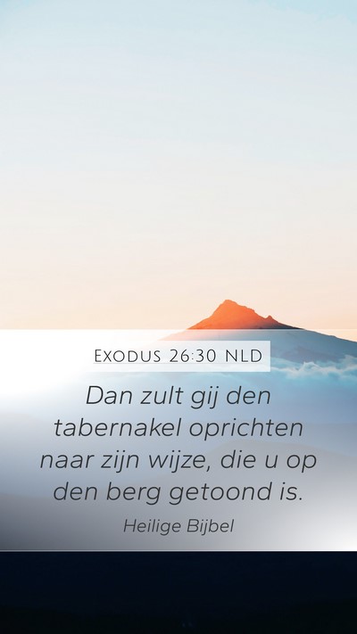 Exodus 26:30 NLD Bible Verse Image