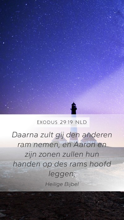 Exodus 29:19 NLD Bible Verse Image