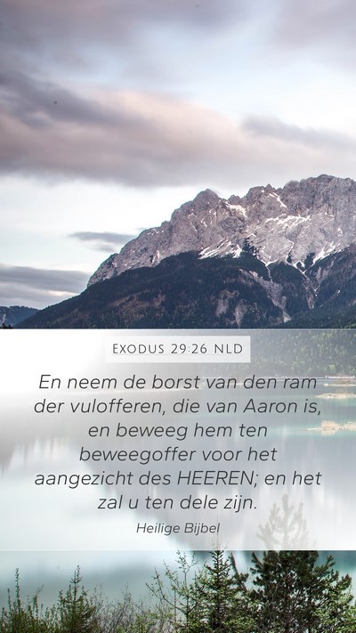 Exodus 29:26 NLD Bible Verse Image