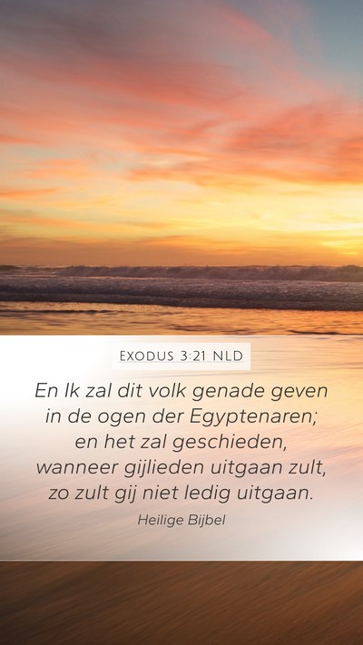 Exodus 3:21 NLD Bible Verse Image