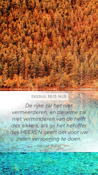 Exodus 30:15 NLD Bible Verse Image