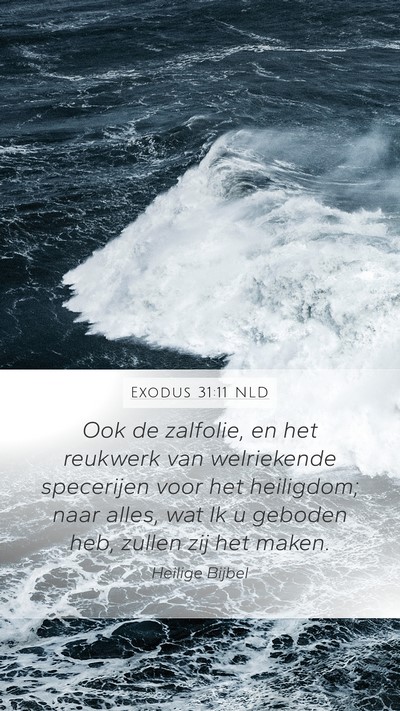Exodus 31:11 NLD Bible Verse Image