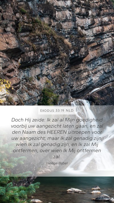 Exodus 33:19 NLD Bible Verse Image