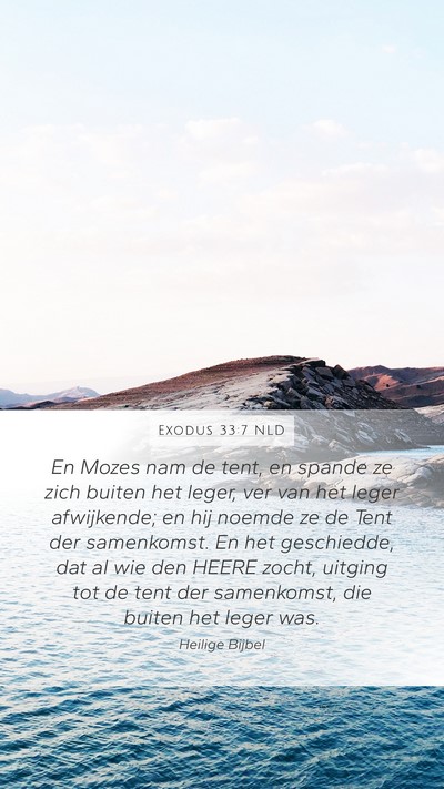 Exodus 33:7 NLD Bible Verse Image