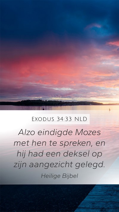 Exodus 34:33 NLD Bible Verse Image