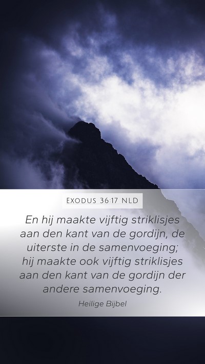 Exodus 36:17 NLD Bible Verse Image
