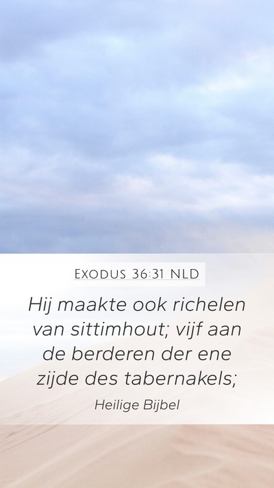 Exodus 36:31 NLD Bible Verse Image