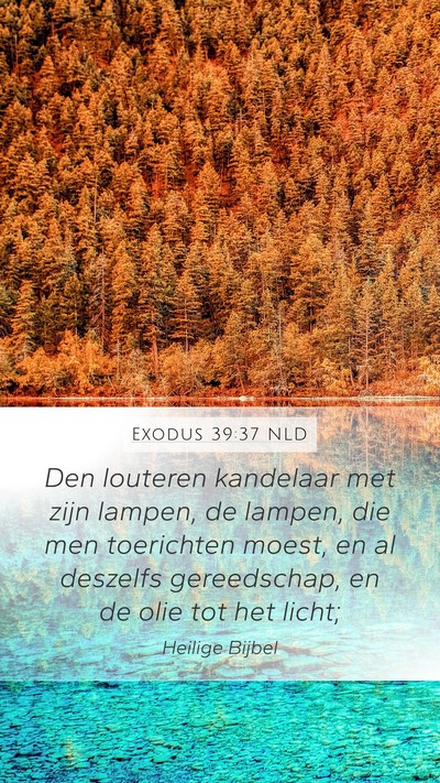 Exodus 39:37 NLD Bible Verse Image