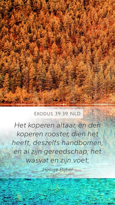 Exodus 39:39 NLD Bible Verse Image