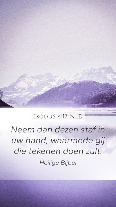 Exodus 4:17 NLD Bible Verse Image