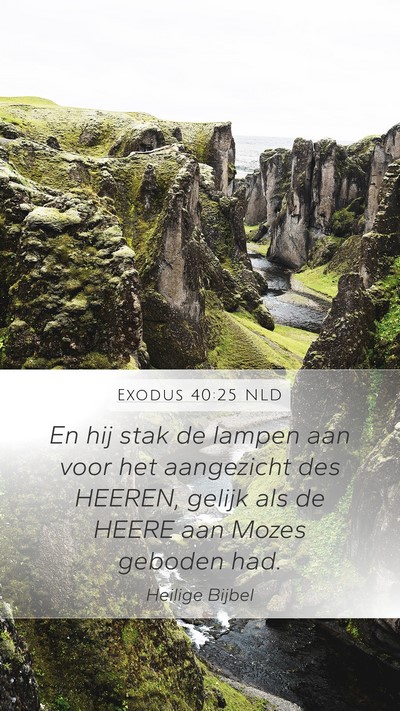 Exodus 40:25 NLD Bible Verse Image