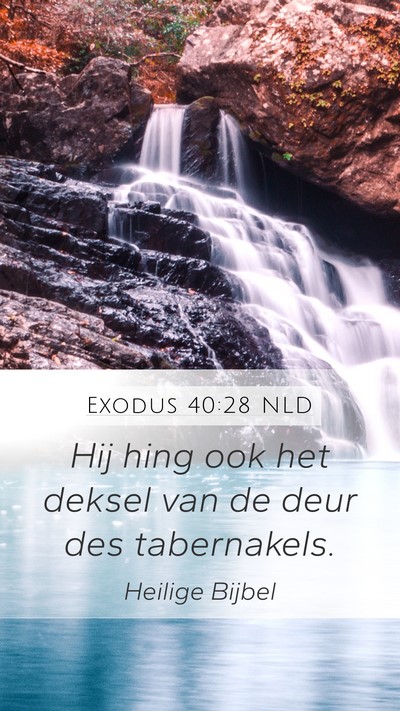 Exodus 40:28 NLD Bible Verse Image