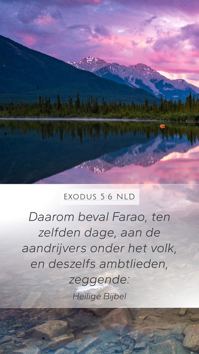 Exodus 5:6 NLD Bible Verse Image