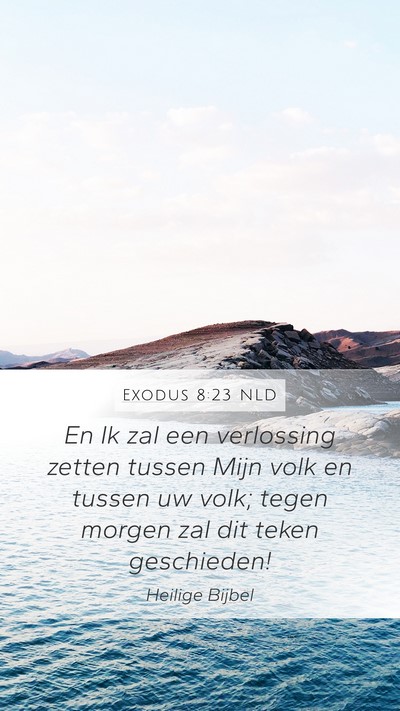 Exodus 8:23 NLD Bible Verse Image