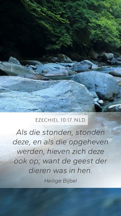 Ezechiël 10:17 NLD Bible Verse Image