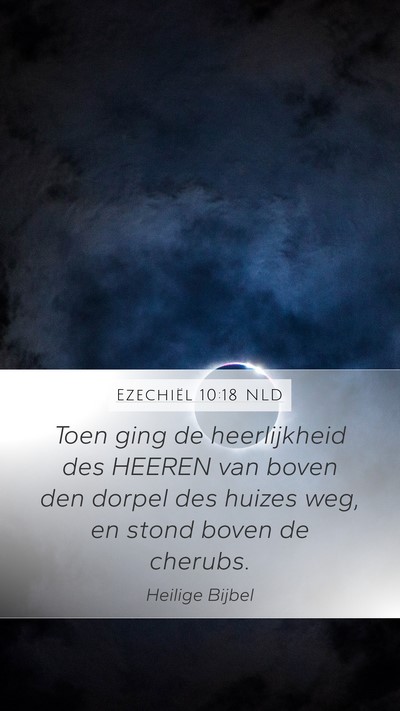 Ezechiël 10:18 NLD Bible Verse Image