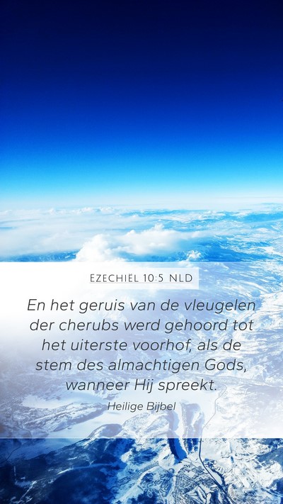 Ezechiël 10:5 NLD Bible Verse Image