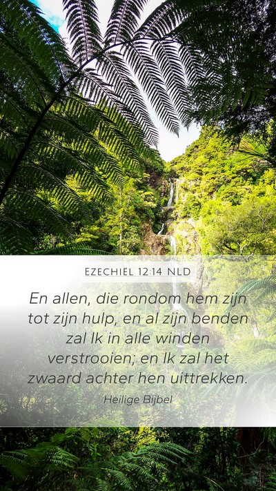 Ezechiël 12:14 NLD Bible Verse Image