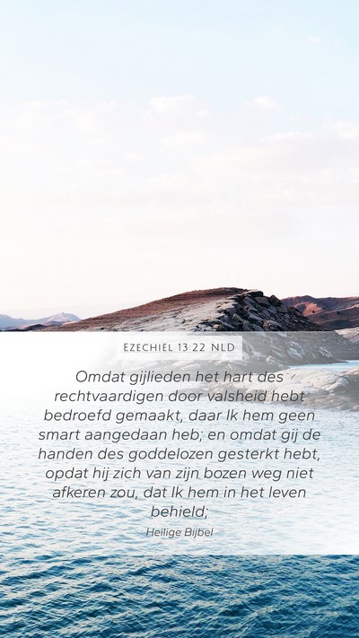 Ezechiël 13:22 NLD Bible Verse Image
