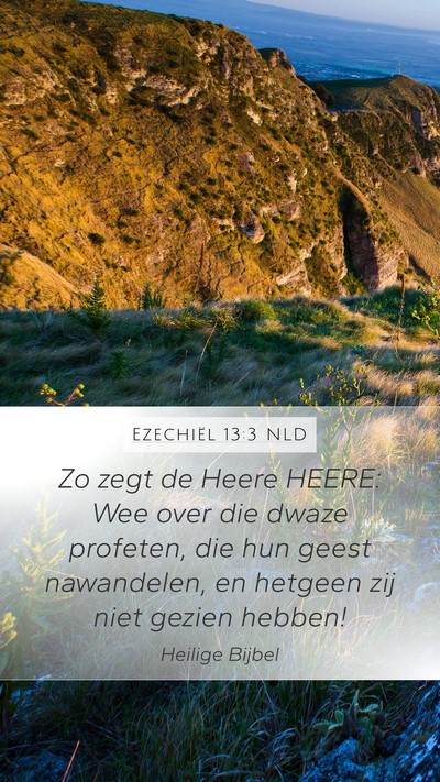 Ezechiël 13:3 NLD Bible Verse Image
