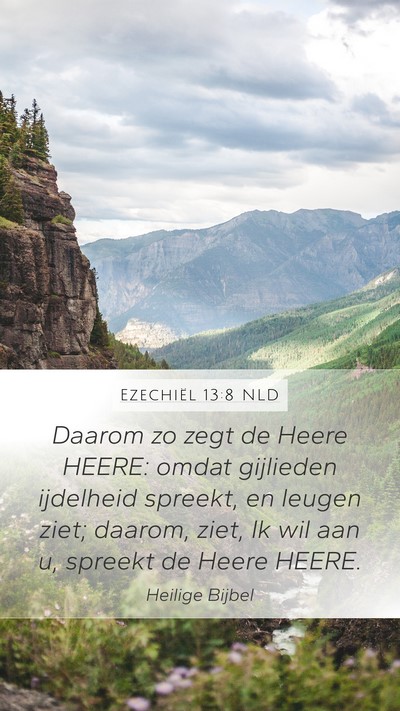 Ezechiël 13:8 NLD Bible Verse Image