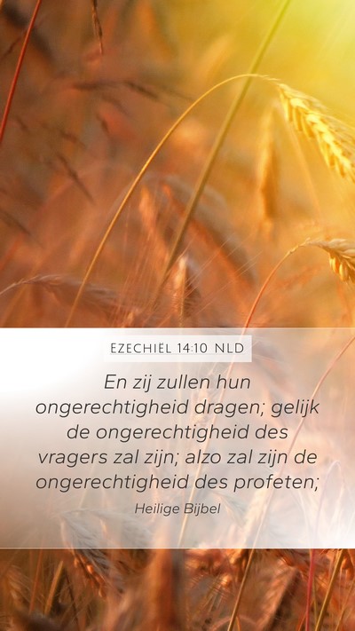 Ezechiël 14:10 NLD Bible Verse Image