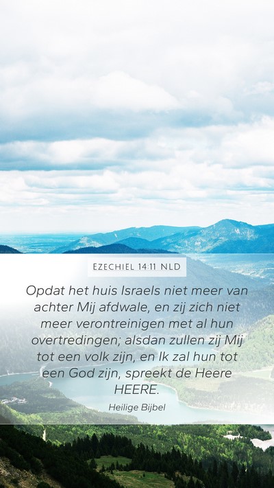 Ezechiël 14:11 NLD Bible Verse Image
