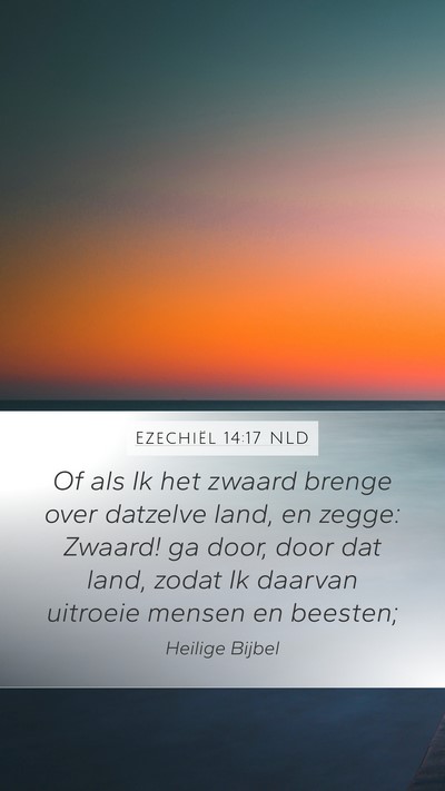 Ezechiël 14:17 NLD Bible Verse Image