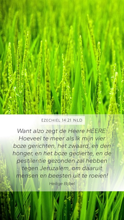 Ezechiël 14:21 NLD Bible Verse Image