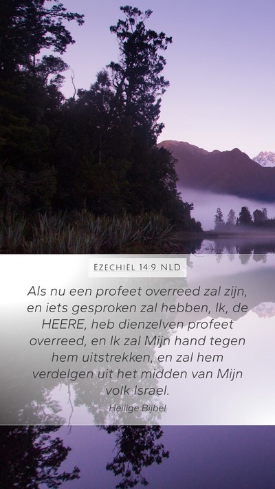 Ezechiël 14:9 NLD Bible Verse Image