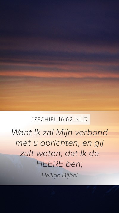 Ezechiël 16:62 NLD Bible Verse Image