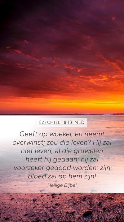 Ezechiël 18:13 NLD Bible Verse Image