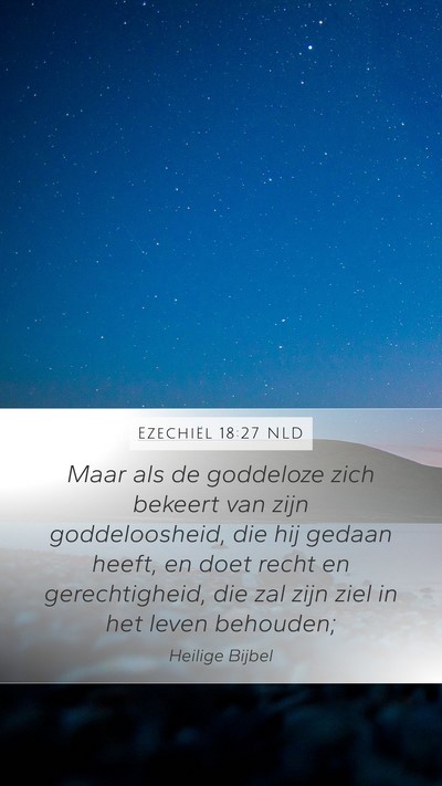 Ezechiël 18:27 NLD Bible Verse Image
