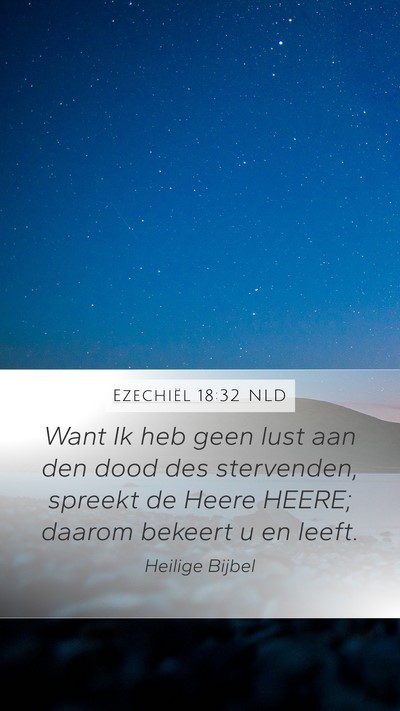 Ezechiël 18:32 NLD Bible Verse Image