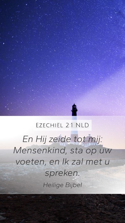 Ezechiël 2:1 NLD Bible Verse Image