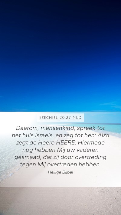 Ezechiël 20:27 NLD Bible Verse Image