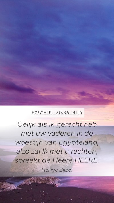 Ezechiël 20:36 NLD Bible Verse Image