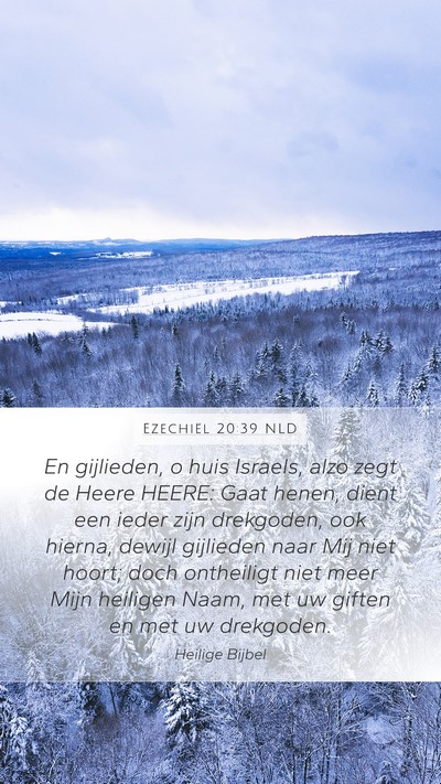 Ezechiël 20:39 NLD Bible Verse Image