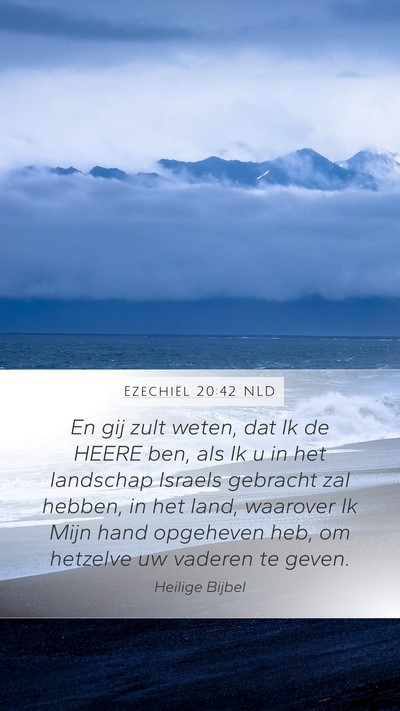 Ezechiël 20:42 NLD Bible Verse Image