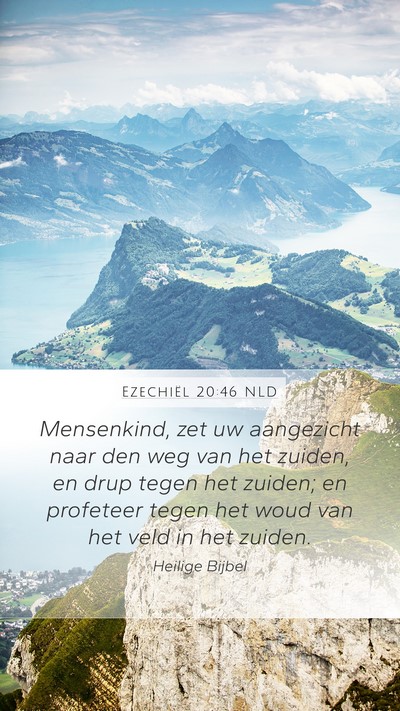 Ezechiël 20:46 NLD Bible Verse Image