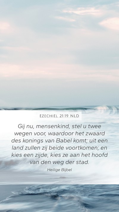 Ezechiël 21:19 NLD Bible Verse Image
