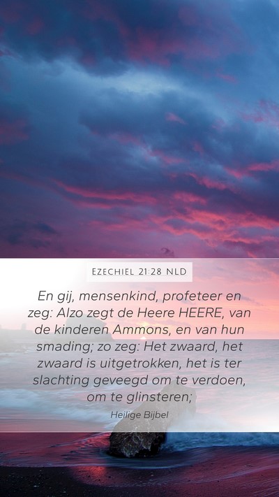 Ezechiël 21:28 NLD Bible Verse Image