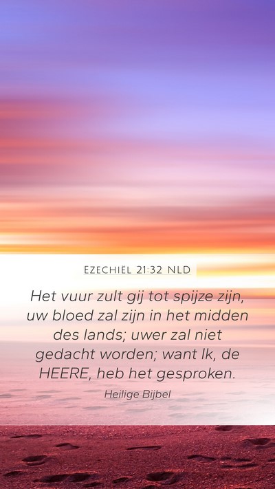 Ezechiël 21:32 NLD Bible Verse Image