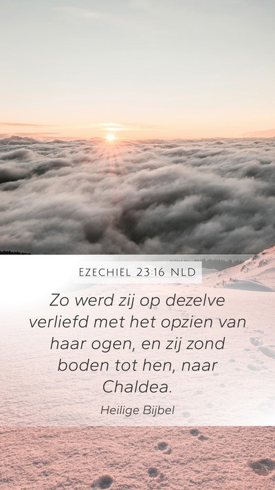 Ezechiël 23:16 NLD Bible Verse Image