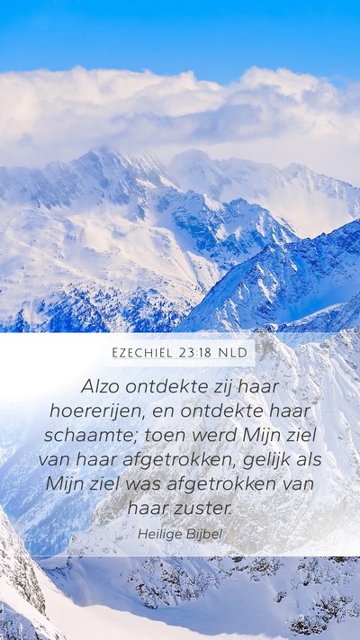 Ezechiël 23:18 NLD Bible Verse Image